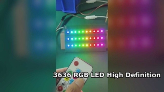 3636 RGB LED IC integrado 12mA 5V para tela de exibição