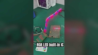 LEDs RGB endereçáveis ​​com design personalizado IC integrado