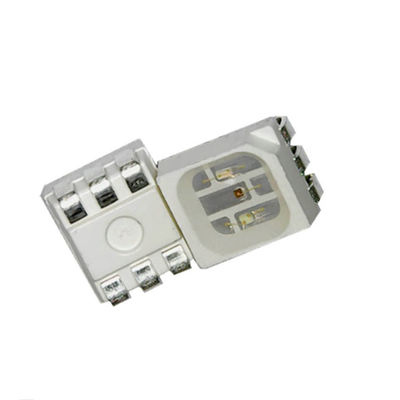 PLCC6 3528 Chip RGB LED, Indicador de placa de licença Multi Color SMD LED