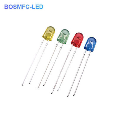 5*4*6 Diodo emissor LED oval através de um buraco estável para tela de exibição