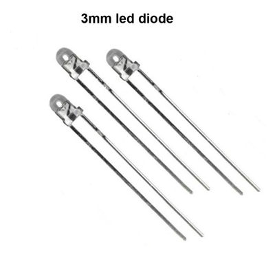 1050nm F3 LED de infravermelho distante Dissipação de calor, detector de reflexão 3mm IR LED