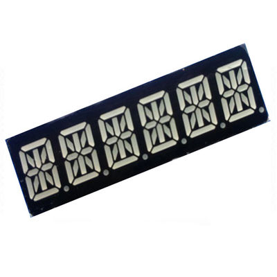 0.39&quot; 16 segmentos LED Display 6 dígitos Super Vermelho Cor 49x15x8mm