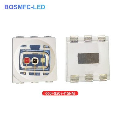 1.5W 5050 SMD LED Chip 660nm + 850nm + 415nm Para LED Cosmetologia Médica Aliviar a dor