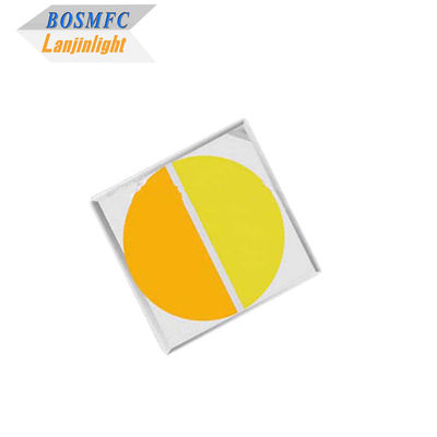 2W 3030 LED SMD Bicolor 2 em 1 Branco quente e branco frio Cor Dissipação de calor