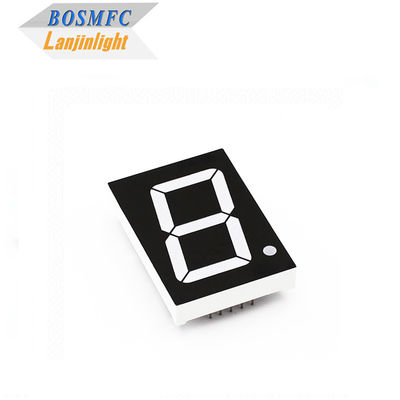 20mA 2.3 polegadas Display de sete segmentos, Display LED de um único dígito 7 segmentos