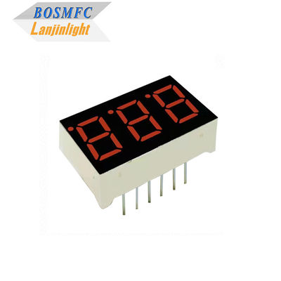 20mA 7 Segmento LED Display 3 dígitos 0,28 polegadas 0,56 polegadas Durável