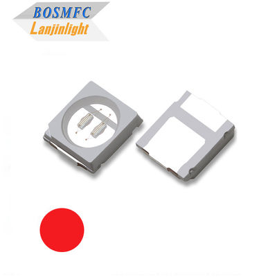 3030 SMD LED Chips 1W Duplo Chips Alto Lumen 660nm Luz Vermelha