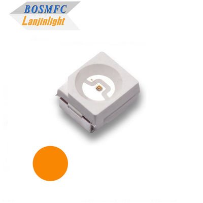 Diodo LED PLCC2 3528 SMD LED brilhante Laranja 605nm Diodo LED multiuso