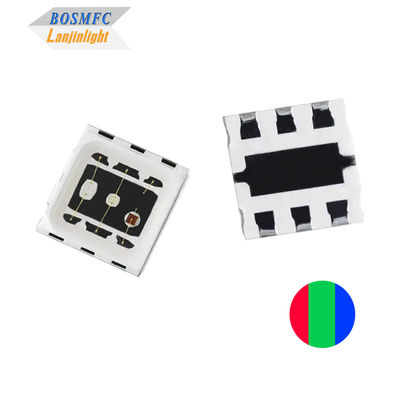 1.5W 5050 RGB LED lente de cúpula chip LED tricolor de alta potência 3 * 0.5W
