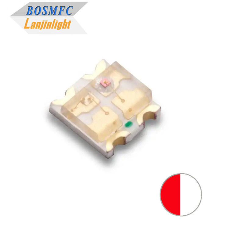 1615 LED SMD Bi Color Multifuncional 0603 Luz Vermelha e Branca Dissipação de Calor