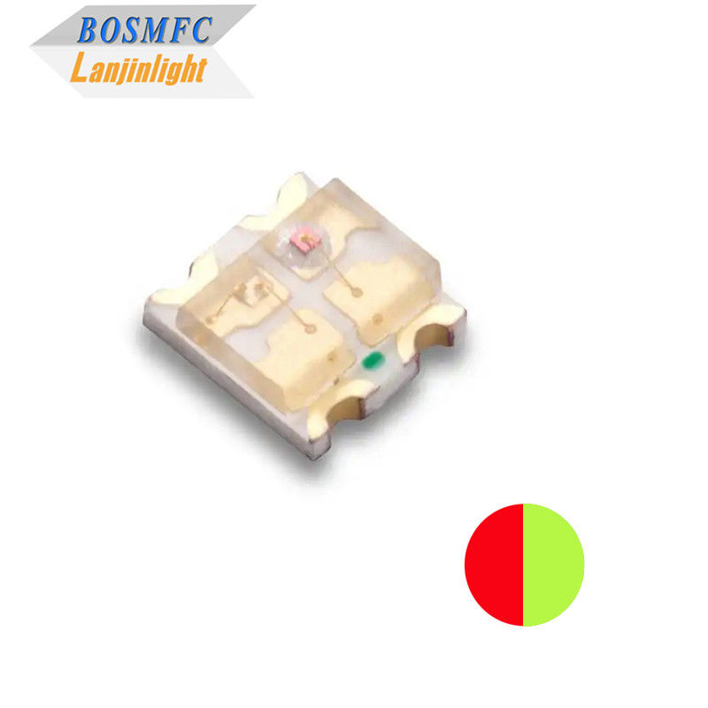 Prático 0.06W 0603 SMD LED Bicolor Vermelho E Amarelo Verde Comprimento de onda 568-576nm 1615