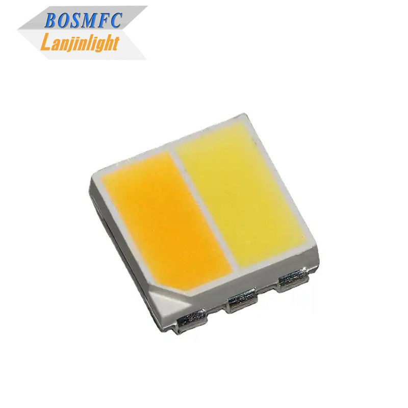 0.2W Bi Color 5050 SMD LED Branco Quente &amp; Frio Branco / Branco Natural