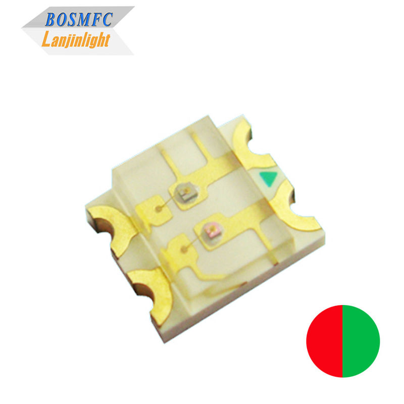 3228 Montador de superfície Bi Color 1206 SMD LED Luz vermelha e verde 20mA