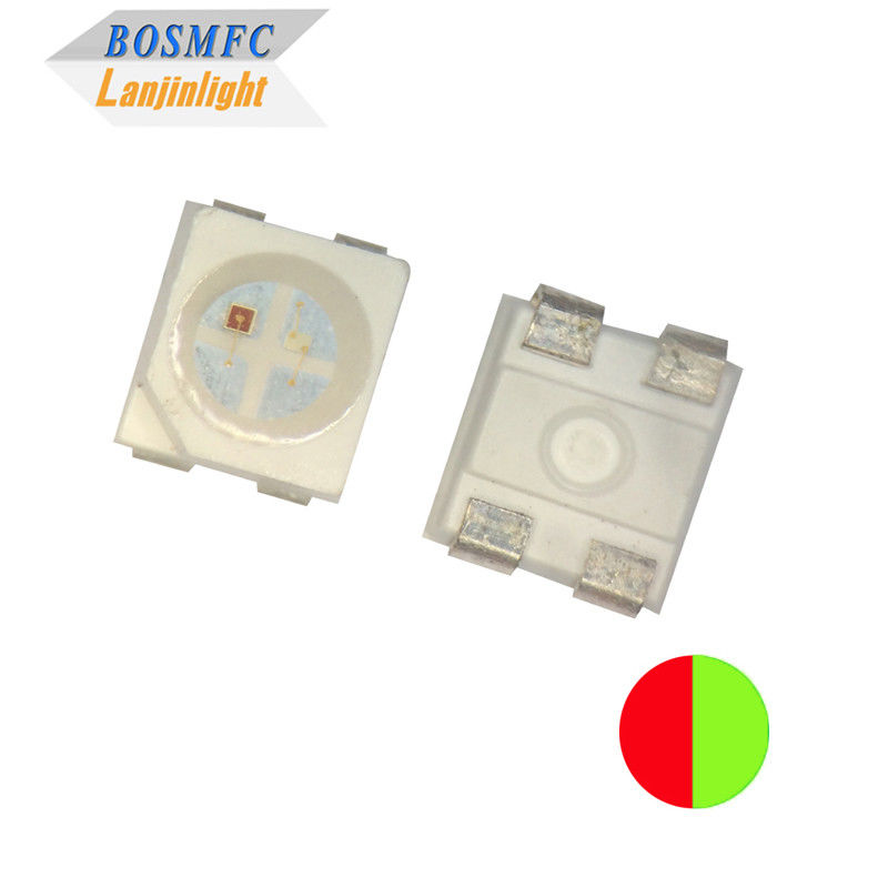 OEM 0.06W Bi Color SMD LED 3528 Vermelho e Verde 568-572nm para indicador