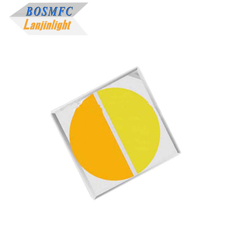 2W 3030 LED SMD Bicolor 2 em 1 Branco quente e branco frio Cor Dissipação de calor