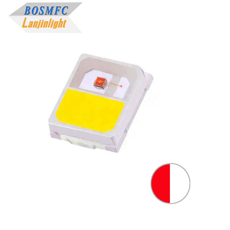 Bicolor estável 2835 SMD LED Vermelho e Branco 0,5W Dissipação de calor