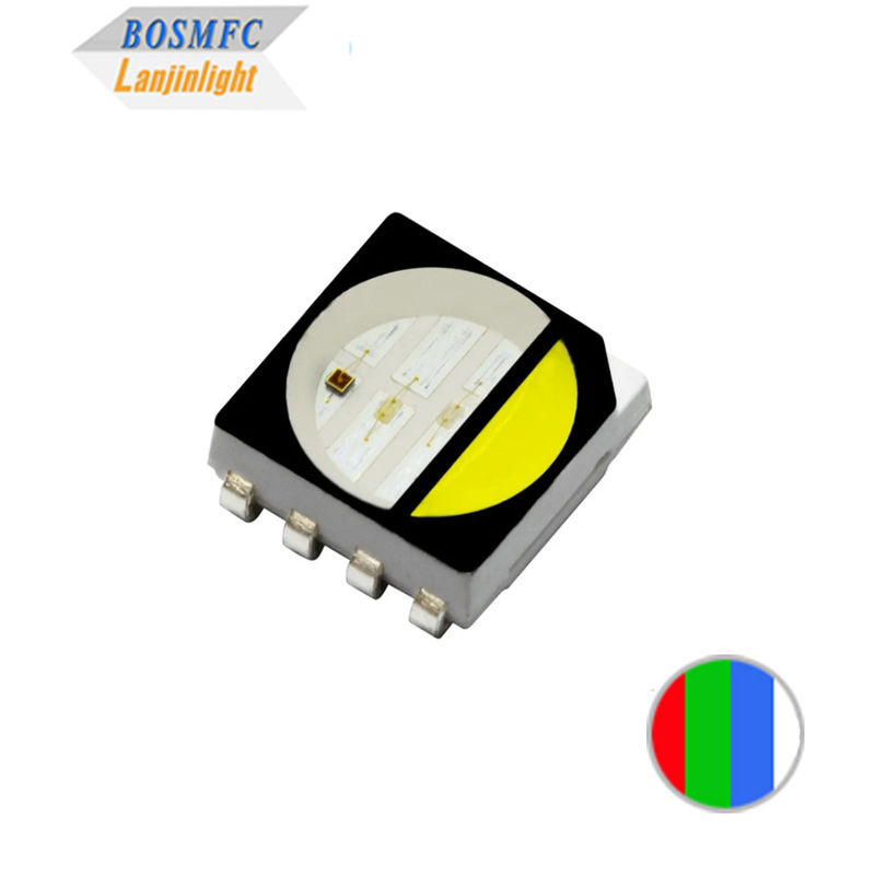 5050 Diodo LED RGBW 5054 Banda LED SMD RGB flexível para tira LED multicolor