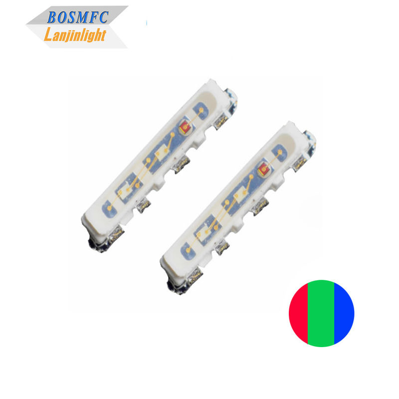 Alto brilho 020 RGB SMD LED PLCC4 LED de visão lateral RGB 4308 Diodo de cor completa para tira LED flexível