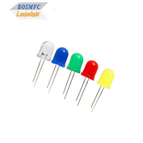 8mm 10mm LED super brilhante, F10 lâmpada LED de diodo único fábrica vender