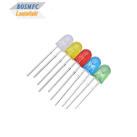 5*4*6 Diodo emissor LED oval através de um buraco estável para tela de exibição