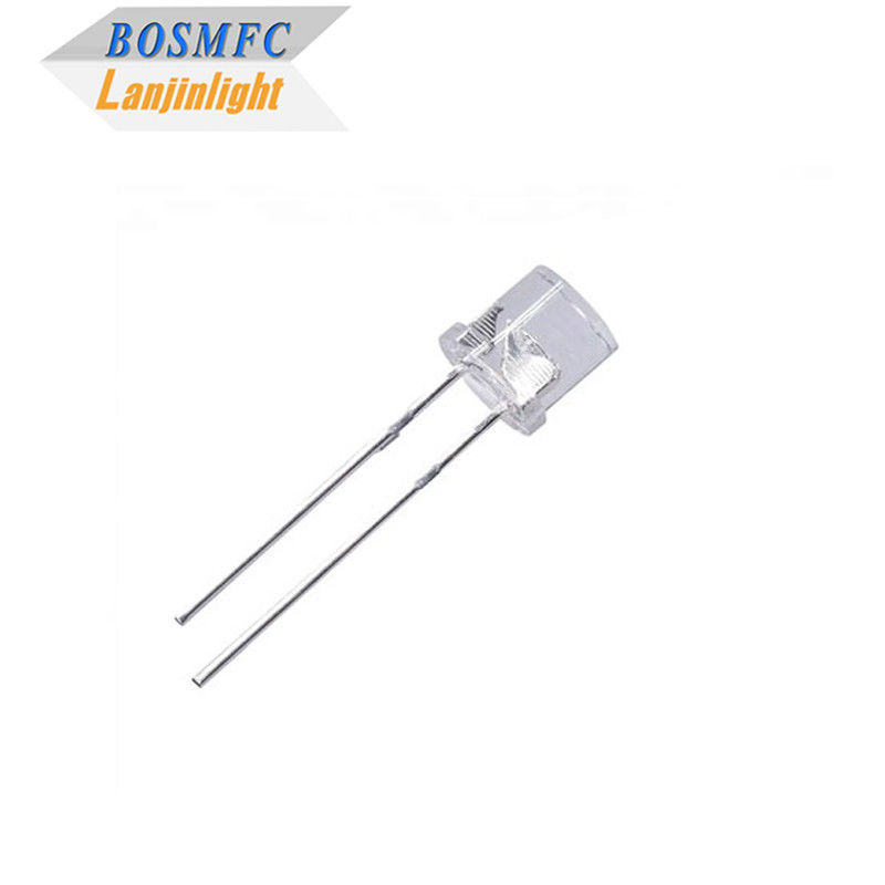 Flat Top 5mm IR LED Chip 940nm 850nm comprimento de onda para sensor de fumaça