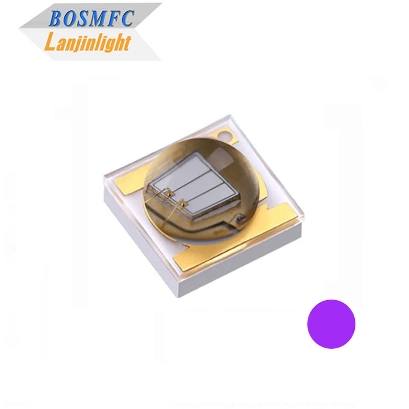 3W 3535 Superficie Mount UV LED Chip UVA de alta potência UVC 365nm Para cura UV
