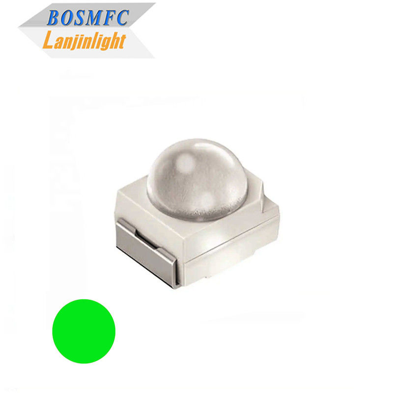 Farol de trânsito 3528 SMD LED 60 graus de alto brilho Iluminação verde Lente de cúpula para luzes de carro