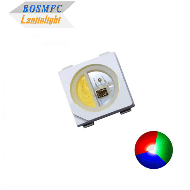 Chip LED 5V programável para direção de IC SMD 5050 RGBW 4 em 1 Prático para IC SK6812