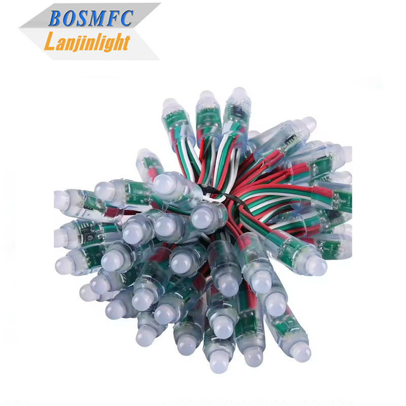 RGB Full Color Programmable DC5V LED Module WS2811 12mm Waterproof IP68 Smart Pixel Luzes de Natal RGB Luzes de Cordel