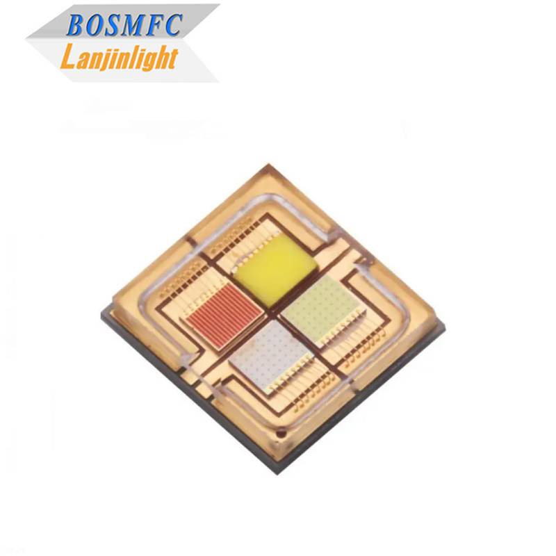 Diodo de chip LED SMD de cerâmica colorido de alta potência RGBW 6065 para luz de palco