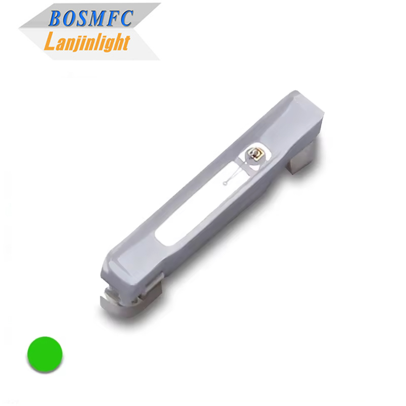 Visão lateral 020 SMD LED Verde Diodo LED de alto brilho Iluminação LED de dissipação de calor para luzes de indicador