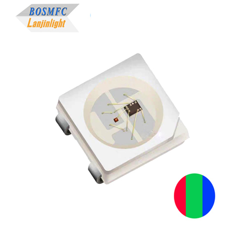 3.5V-5.5V 5050 LED RGB com WS2812B IC Multicolor Durável SK6812