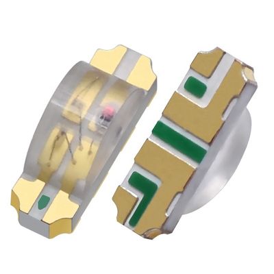 Vista lateral 1206 RGB SMD LED 1.5T 2.0T Ângulo direito Monte lateral 1204 Luz tricolor