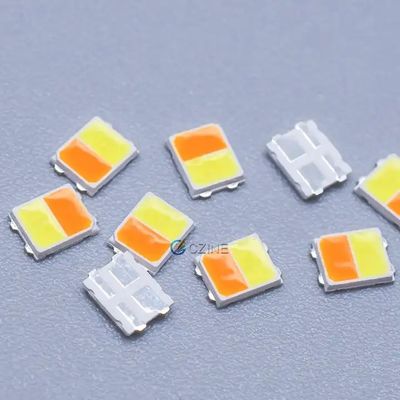 2835 Bi Color LED SMD, 3,75x2,8x0,65mm Chip de luz LED branco e quente