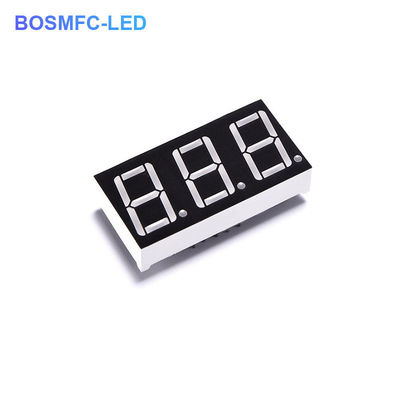 20mA 7 Segmento LED Display 3 dígitos 0,28 polegadas 0,56 polegadas Durável