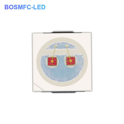 3030 SMD LED Chips 1W Duplo Chips Alto Lumen 660nm Luz Vermelha