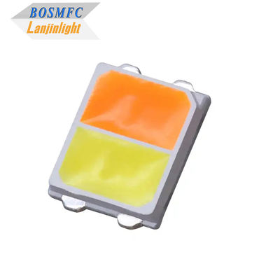 2835 Bi Color LED SMD, 3,75x2,8x0,65mm Chip de luz LED branco e quente