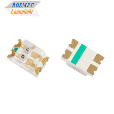 Bi Color SMD LED 0805 vermelho e azul cores duplas 0,06W chips Ultra Bright