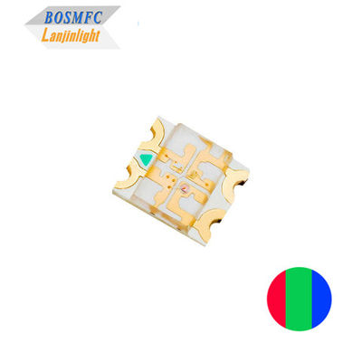 1206 LED RGB 20mA Anti-estática 3216 LED SMD multicolor montada em cima