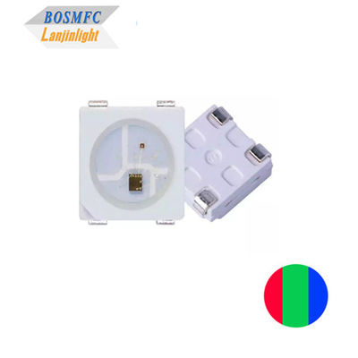 IC Inbuilt-in 4pin Smart 5v SMD 5050 RGB SMD LED ws2813 Ws2812 PLCC4 Chip tricolor Led For Led tela de exibição