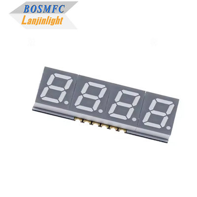 0.56 polegadas 7 segmentos LED SMD Display 4 dígitos Anodo comum ultra fino