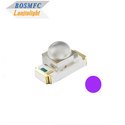 1206 SMD UV LED Chip Dome Lens 405nm UVA Light LED Diode Para Impressora 3D
