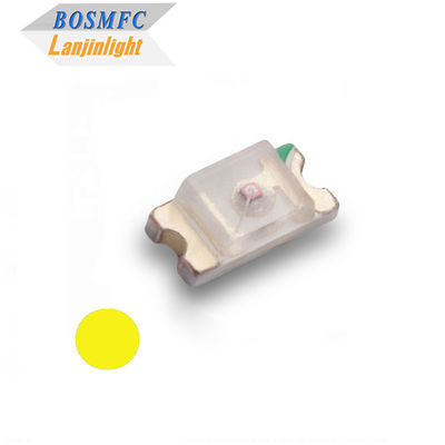0603 SMD LED Amarelo 585-595nm Luz âmbar 1608 chip LED para indicador de exibição led