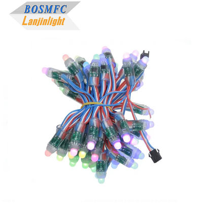 Fábrica de cores completas Programável DC5V WS2811 RGB Pixel Light String IP68 à prova d'água 9mm 12mm Led String