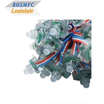 Luzes de corda de pixel RGB em cores