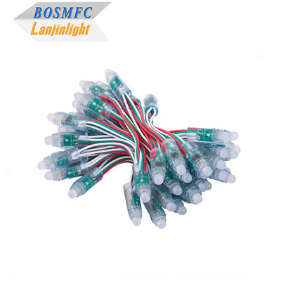 WS2811 Luzes difusas digitais RGB LED de cordas Luz de pixel 12mm redonda Individualmente endereçável