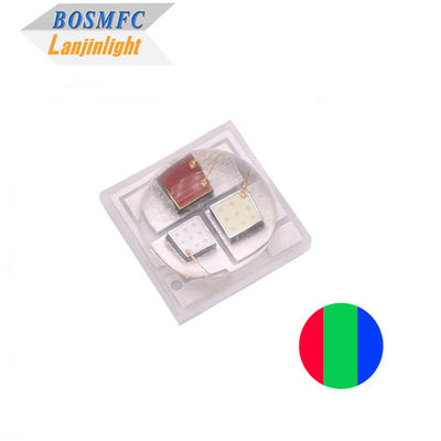 3W 3535 RGB LED 120 Graus Lente de Cúpula 3 em 1 Full Color Cerâmica de Alta Potência SMD LED Fábrica Venda