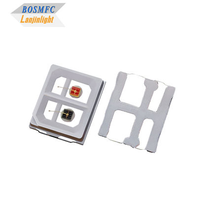 2835 SMD LED tricolor vermelho 660nm + azul 460nm + IR 830nm Combinado Chip Led Light para terapia de belezaLuz facial