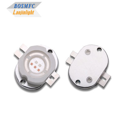 Fonte de luz LED integrada de alta potência vermelho+azul de cor dupla 5W para terapia espectral.