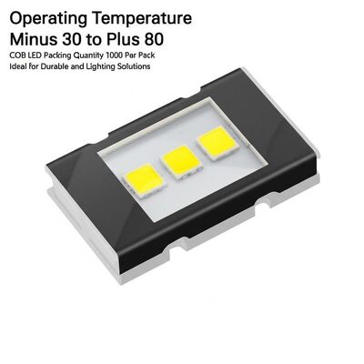 Temperatura de funcionamento Minus 30 a mais 80 COB LED Embalagem Quantidade 1000 por embalagem Ideal para soluções duradouras e de iluminação